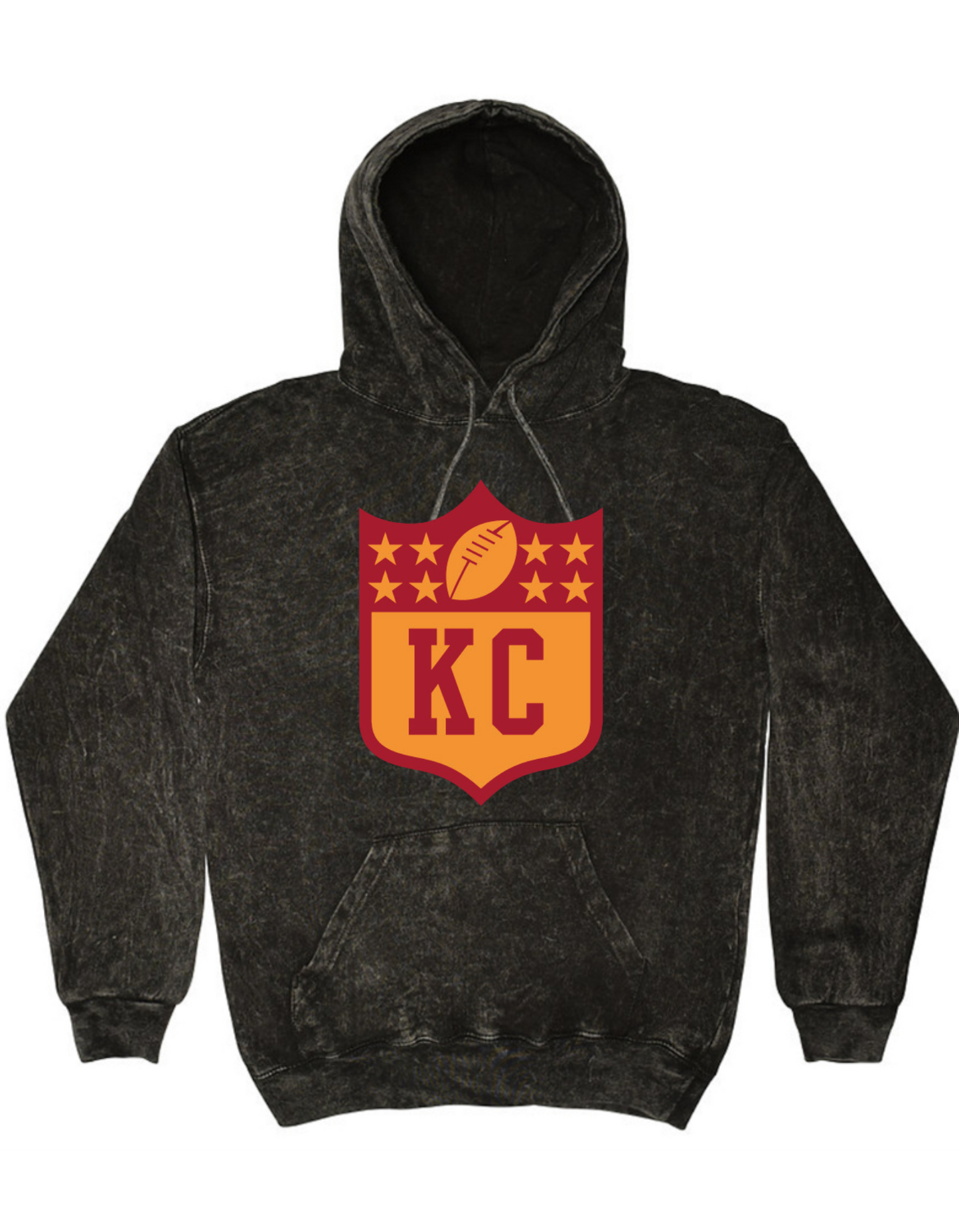 Kansas City NFL - Unisex Mineral Wash Hoodie